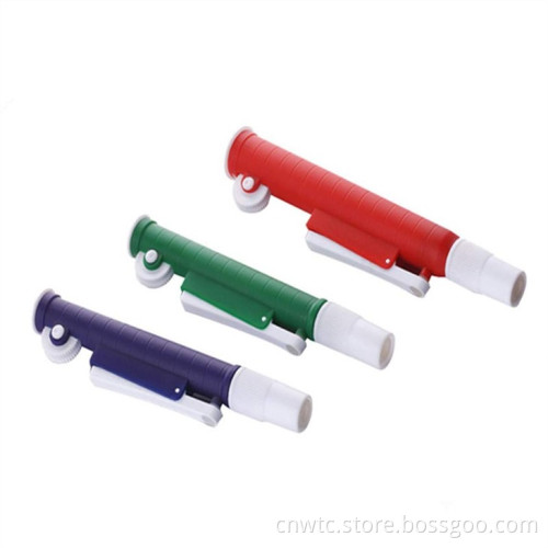 Lab Sterile Pipette Pump for 10ml Plastic Green Pipette